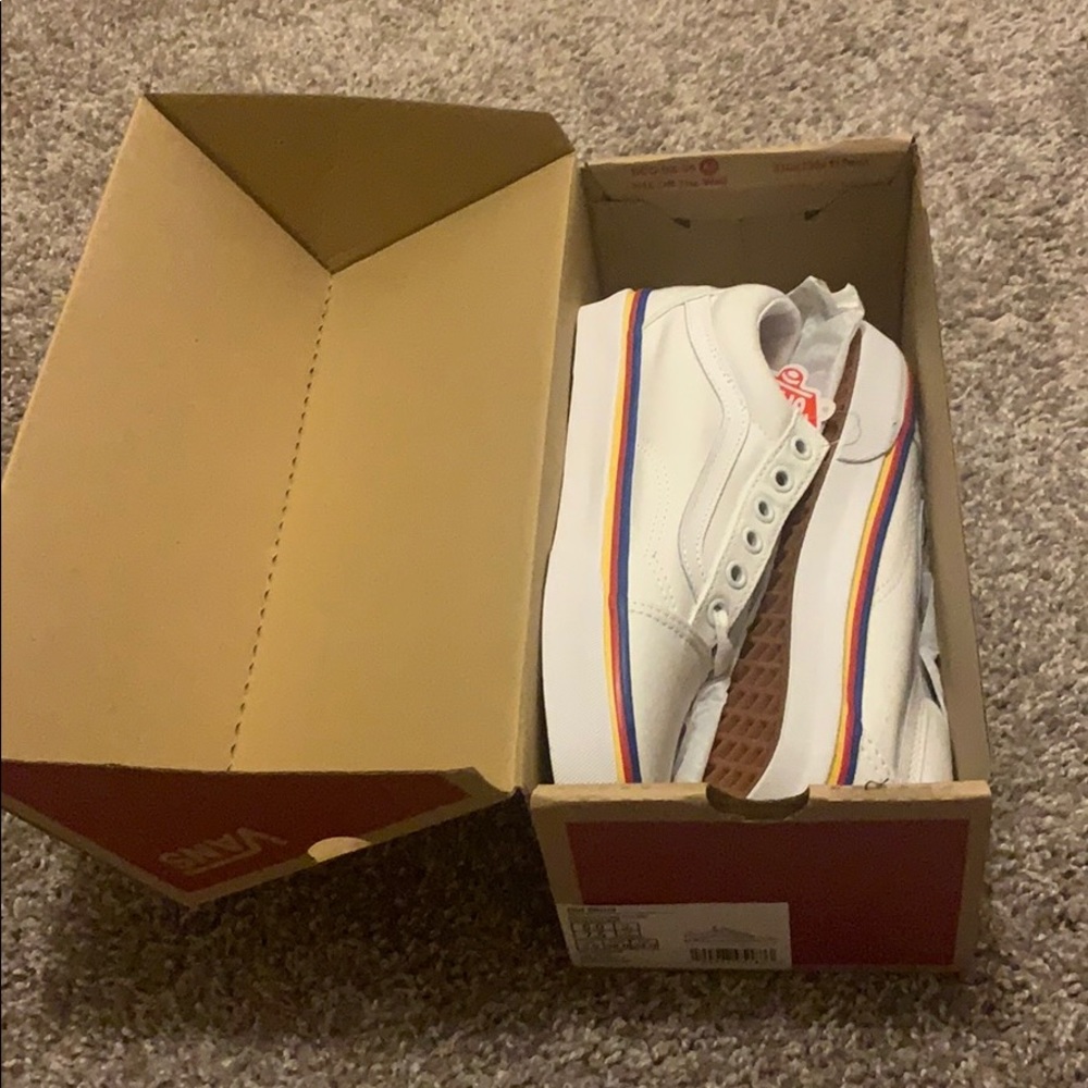 Old Skool Rainbow Vans- 7.5
